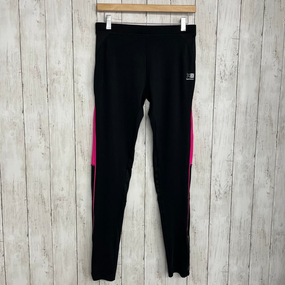 Karrimor Run Tight Black Pink Stretch Workout Gym Running Quick Dry Pants 10